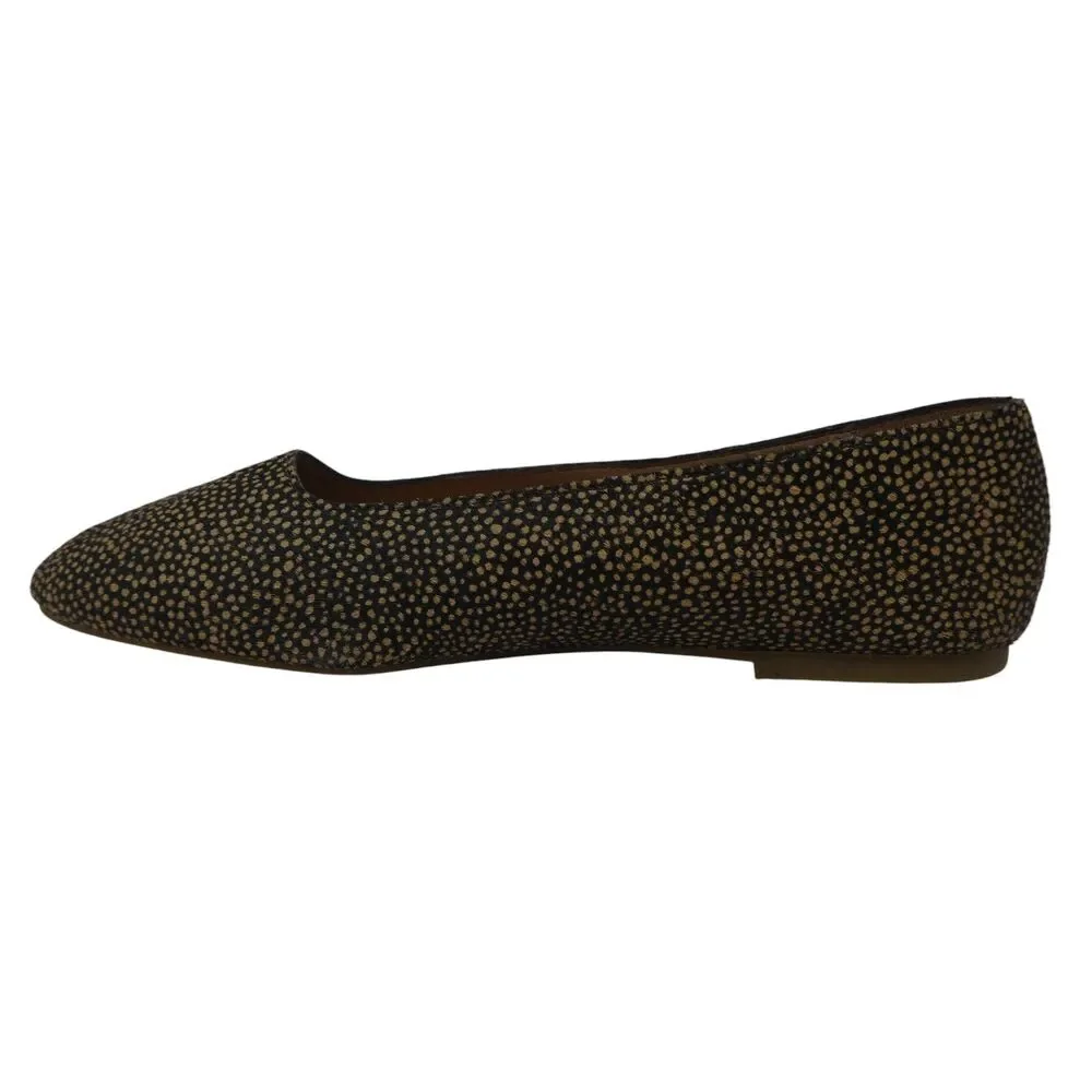 Madewell Corey Spotted Calf Hair Leather Loafers Flats